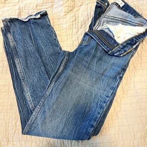 Abercrombie ultra high rise straight jean